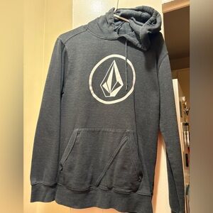 Volcom Charcoal Hoodie with Logo